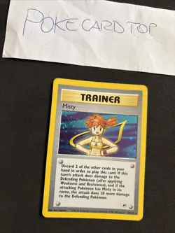 Pokemon Card Misty Trainer 18/132- Eng-Holo-swirl-Exc! - Image 4