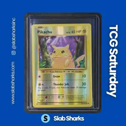 2016 POKEMON XY EVOLUTIONS #35/108 PIKACHU REVERSE HOLO - Image 1