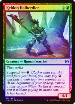 Keldon Halberdier FOIL Iconic Masters NM Red Common MAGIC MTG CARD ABUGames - Image 1