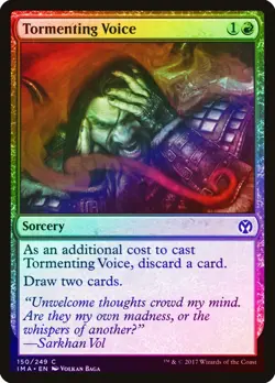 Tormenting Voice FOIL Iconic Masters NM Red Common MAGIC MTG CARD ABUGames - Image 1
