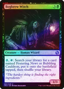 Bogbrew Witch FOIL Iconic Masters NM Black Uncommon MAGIC MTG CARD ABUGames - Image 1