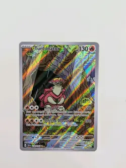 Pokemon TCG Turtonator 146/142 Illustration Rare Stellar Crown Card NM Condition - Image 1