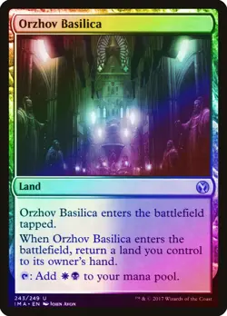 Orzhov Basilica FOIL Iconic Masters NM Land Uncommon MAGIC MTG CARD ABUGames - Image 1