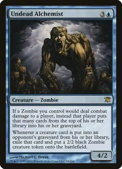 Undead Alchemist Innistrad NM Blue Rare MAGIC THE GATHERING MTG CARD ABUGames - Image 1