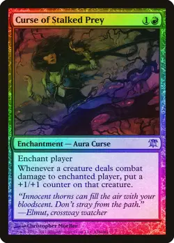 Curse of Stalked Prey FOIL Innistrad NM Red Rare MAGIC GATHERING CARD ABUGames - Image 1