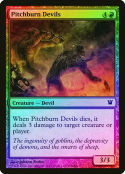 Pitchburn Devils FOIL Innistrad NM Red Common MAGIC GATHERING CARD ABUGames - Image 1