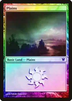Plains (250) FOIL Innistrad NM Basic Land MAGIC THE GATHERING CARD ABUGames - Image 1