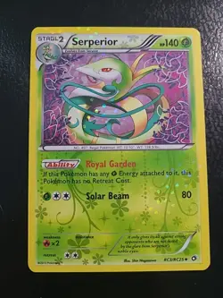 Serperior RC3/RC25 - Legendary Treasures Pokemon Card Shiny Rare- NM/LP - Image 1