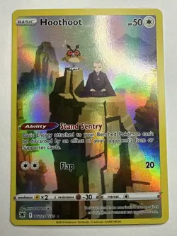 Hoothoot & Sage TG12/TG30 Astral Radiance NM Ultra Rare Pokemon Card Near Mint - Image 1