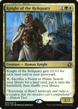 Knight of the Reliquary Iconic Masters NM White Green Rare MAGIC CARD ABUGames - Image 1