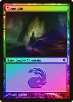 Mountain (260) FOIL Innistrad NM Basic Land MAGIC THE GATHERING CARD ABUGames - Image 1