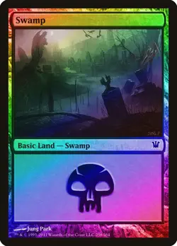 Swamp (258) FOIL Innistrad PLD Basic Land MAGIC THE GATHERING CARD ABUGames - Image 1