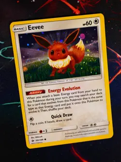LP Pokemon (Cosmos Holo)EEVEE Card SUN AND MOON Set 101/149 Premium Collection#1 - Image 1