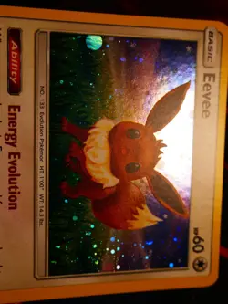 LP Pokemon (Cosmos Holo)EEVEE Card SUN AND MOON Set 101/149 Premium Collection#1 - Image 3