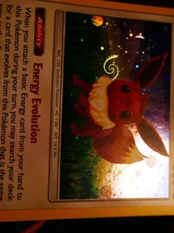 LP Pokemon (Cosmos Holo)EEVEE Card SUN AND MOON Set 101/149 Premium Collection#1 - Image 4
