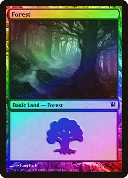 Forest (263) FOIL Innistrad NM Basic Land MAGIC THE GATHERING CARD ABUGames - Image 1