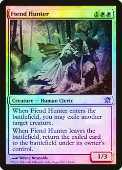 Fiend Hunter FOIL Innistrad PLD White Uncommon MAGIC GATHERING CARD ABUGames - Image 1