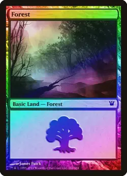 Forest (262) FOIL Innistrad NM Basic Land MAGIC THE GATHERING CARD ABUGames - Image 1