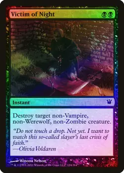 Victim of Night FOIL Innistrad PLD Black Common MAGIC GATHERING CARD ABUGames - Image 1