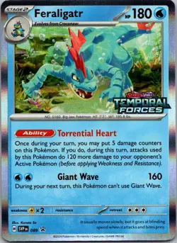 Feraligatr - (Prerelease) Promo SV: Scarlet & Violet Promo Cards 089 NM - Image 1