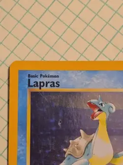Pokemon TCG Lapras Holo Unlimited Fossil Card 10/62 WOTC LP - Image 3