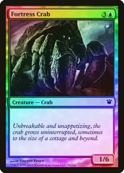 Fortress Crab FOIL Innistrad NM Blue Common MAGIC THE GATHERING CARD ABUGames - Image 1