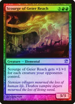 Scourge of Geier Reach FOIL Innistrad NM Red Uncommon MAGIC MTG CARD ABUGames - Image 1