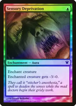 Sensory Deprivation FOIL Innistrad NM Blue Common MAGIC MTG CARD ABUGames - Image 1