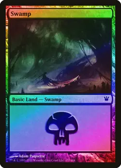 Swamp (257) FOIL Innistrad NM Basic Land MAGIC THE GATHERING MTG CARD ABUGames - Image 1