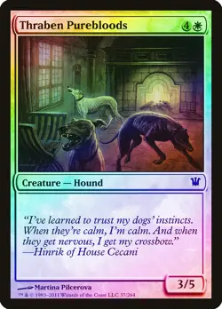 Thraben Purebloods FOIL Innistrad NM White Common MAGIC MTG CARD ABUGames - Image 1