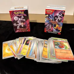 Pokemon TCG Destined Rivals Booster Bundle Opened Packs Extra Cards (Read) - Image 2