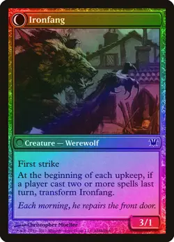 Village Ironsmith / Ironfang FOIL Innistrad NM Red Common MAGIC CARD ABUGames - Image 2