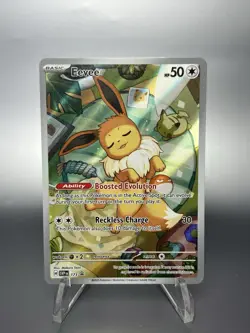Pokemon Scarlet & Violet Eevee Promo Rare Holo Card SVP 173 - Image 1