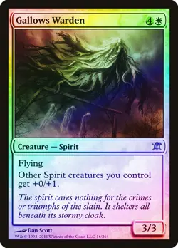 Gallows Warden FOIL Innistrad NM White Uncommon MAGIC GATHERING CARD ABUGames - Image 1
