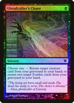 Ghoulcaller's Chant FOIL Innistrad NM Black Common MAGIC MTG CARD ABUGames - Image 1