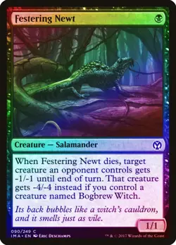 Festering Newt FOIL Iconic Masters NM Black Common MAGIC MTG CARD ABUGames - Image 1