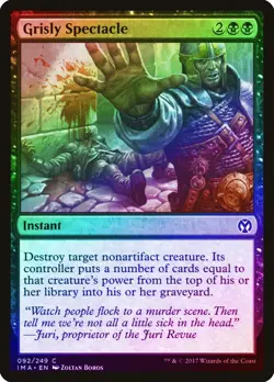 Grisly Spectacle FOIL Iconic Masters NM Black Common MAGIC MTG CARD ABUGames - Image 1