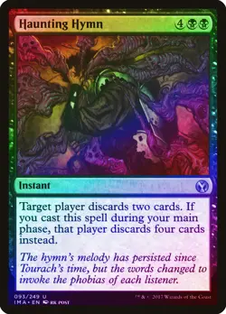 Haunting Hymn FOIL Iconic Masters NM Black Uncommon MAGIC MTG CARD ABUGames - Image 1