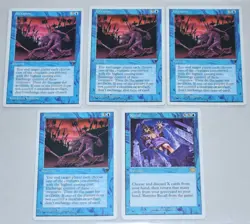 MTG 5x Rare Blue Sorcery Juxtapose & Recall Magic The Gathering - Image 1