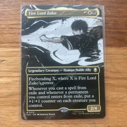 Fire Lord Zuko (BORDERLESS) - Avatar (MTG) NM - Image 1