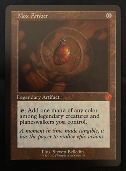 Mox Amber The Brothers' War: Retro Frame Artifacts Foil #35 NM - Image 1
