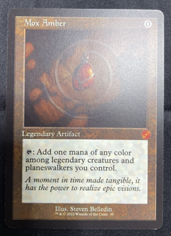 Mox Amber The Brothers' War: Retro Frame Artifacts Foil #35 NM - Image 3