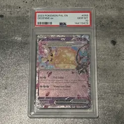 Pokemon TCG: Dedenne ex 093/193 Sv02: Paldea Evolved Holo PSA 10 - Image 1