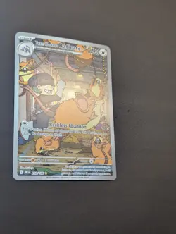 Team Rocket's Raticate 202/182 Illustration Rare Destined Rivals Pokemon - Image 2