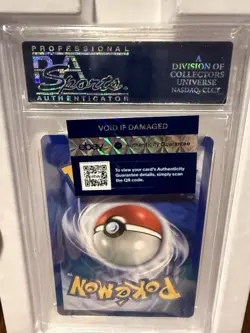 1999 POKEMON BASE UNLIMITED #4 CHARIZARD HOLO PSA 8 - AUTHENTICATED - Image 5