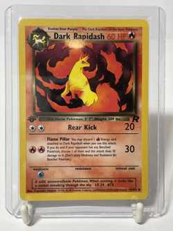 DARK RAPIDASH 1st EDITION 44/82 Uncommon Team Rocket Set 1999 Pokemon TCG -LP - Image 5