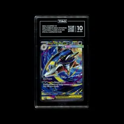Pokemon Mega Sharpedo EX 127/094 Phantasmal Flames Special Illustration Holo TA… - Image 1
