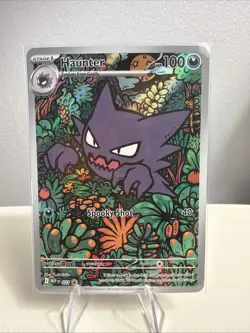 2025 Pokemon TCG Mega Evolution Haunter 027 Black Star Promo Full Art - Image 1