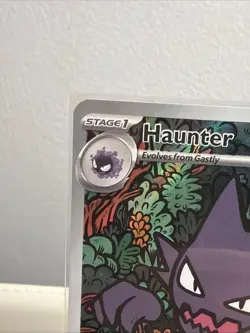 2025 Pokemon TCG Mega Evolution Haunter 027 Black Star Promo Full Art - Image 3