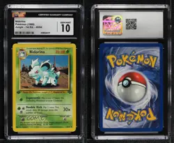 Nidorina 1st Ed. Pokemon Jungle CGC 10 Gem Mint 1999 - Image 3